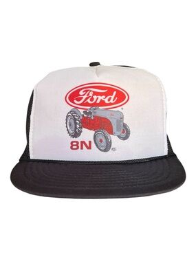Vintage Ford 8N Tractor Trucker Hat Snapback
